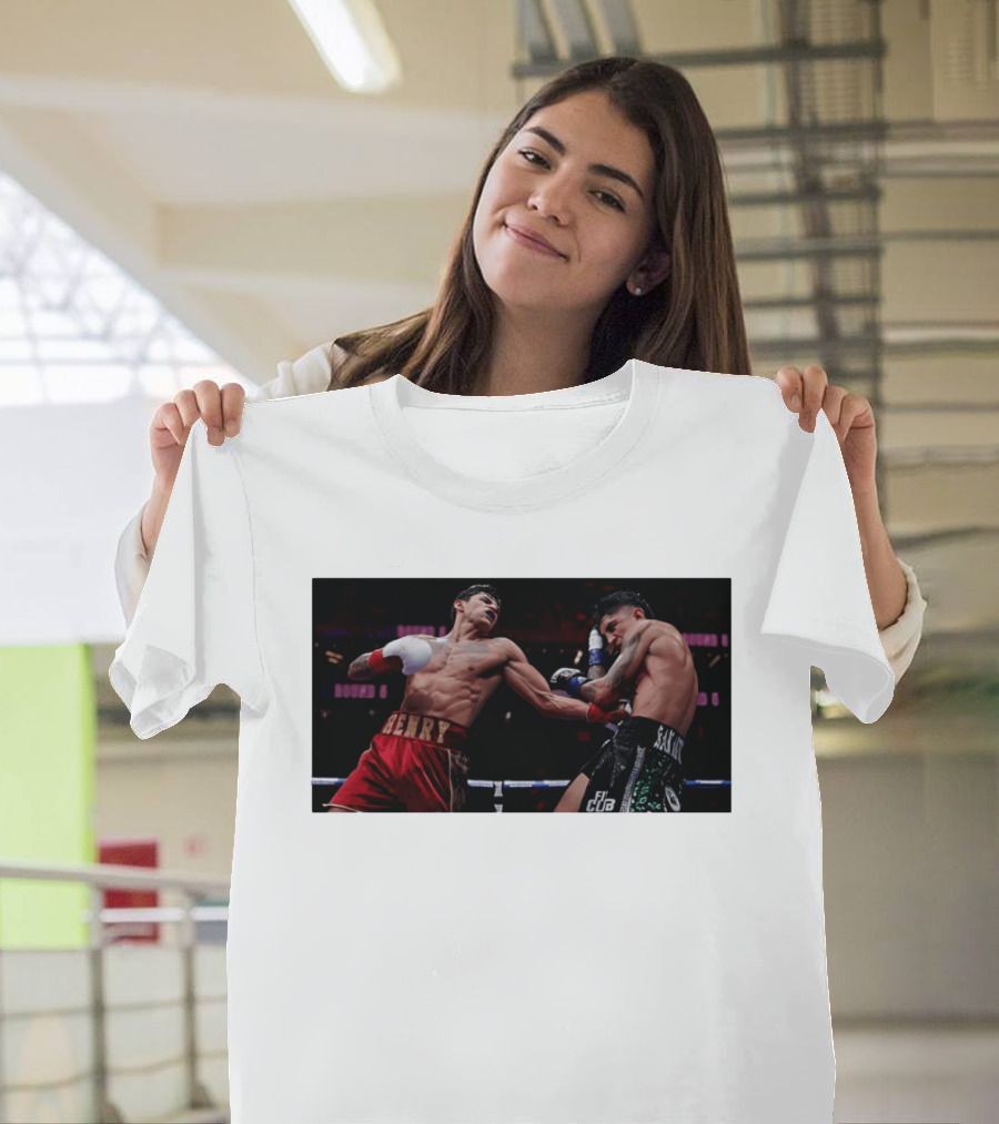 Ryan Garcia Vs Mario Barrios Boxing Match Action Round 6 T-Shirt