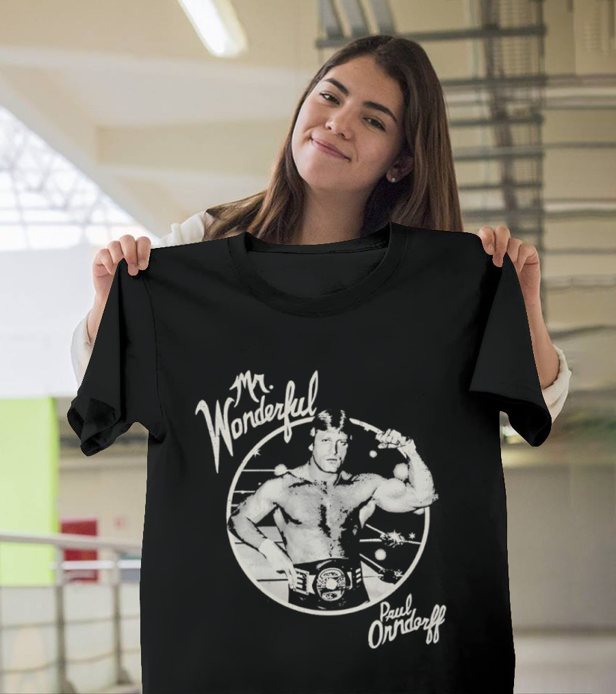 Paul Orndorff Mr Wonderful Championship Wrestler T-Shirt