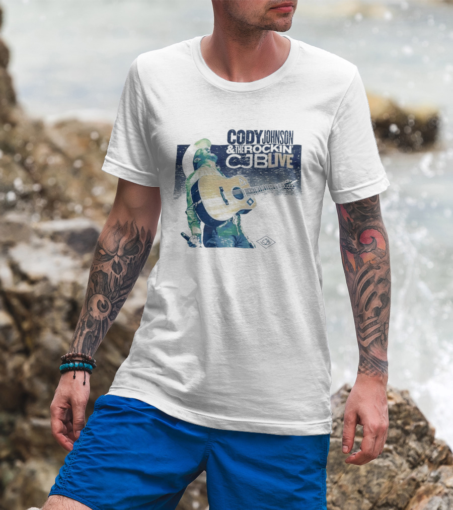 Cody Johnson And The Rockin' CJB Live Concert Guitar Performance T-Shirt