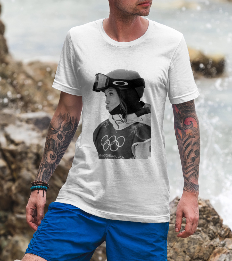 Eileen Gu Olympic Freestyle Skiing Milano Cortina 2026 T-Shirt