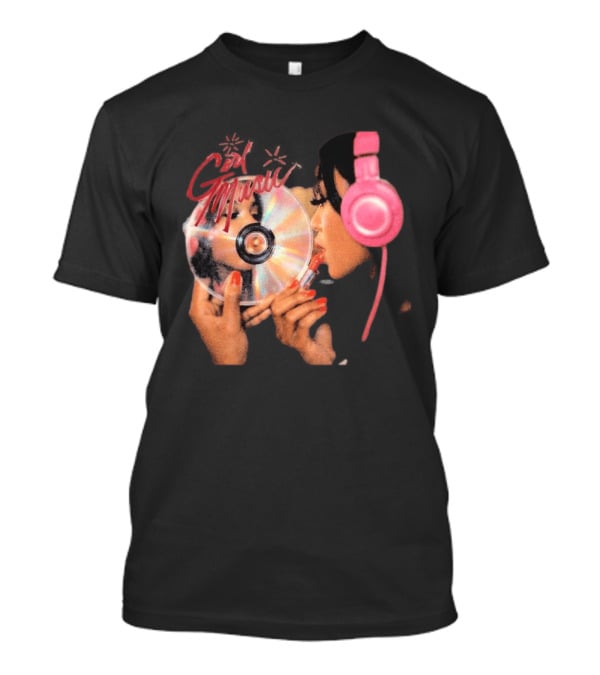 Girl Music Vol 1 EP Cover With Pink Headphones And CD T-Shirt