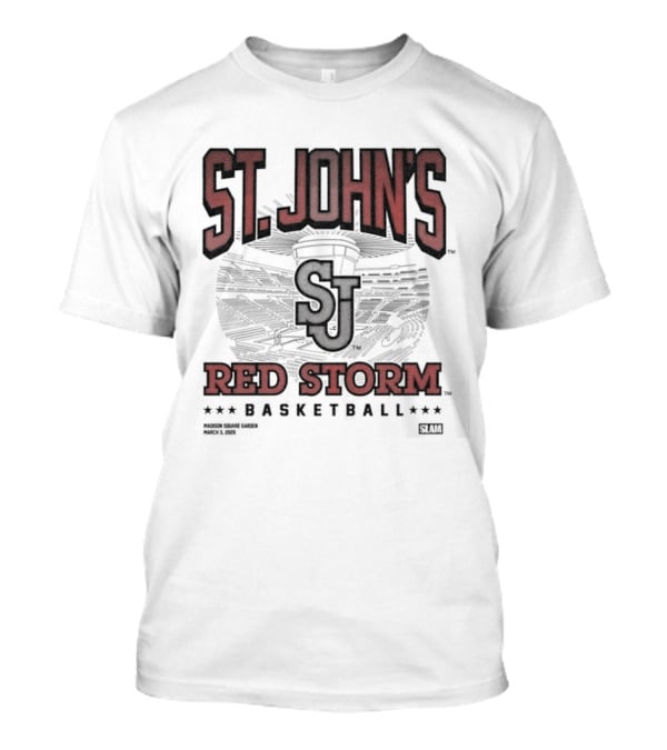 St John's Red Storm Basketball Madison Square Garden March 3 2026 Exclusive Event T-Shirt
