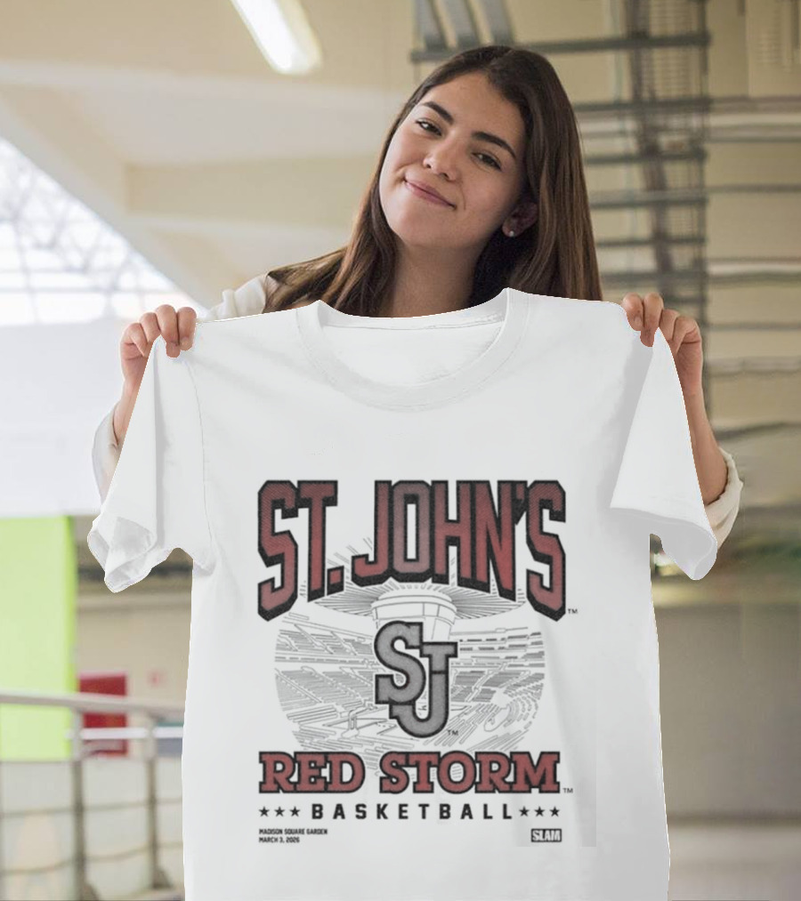 St John's Red Storm Basketball Madison Square Garden March 3 2026 Exclusive Event T-Shirt