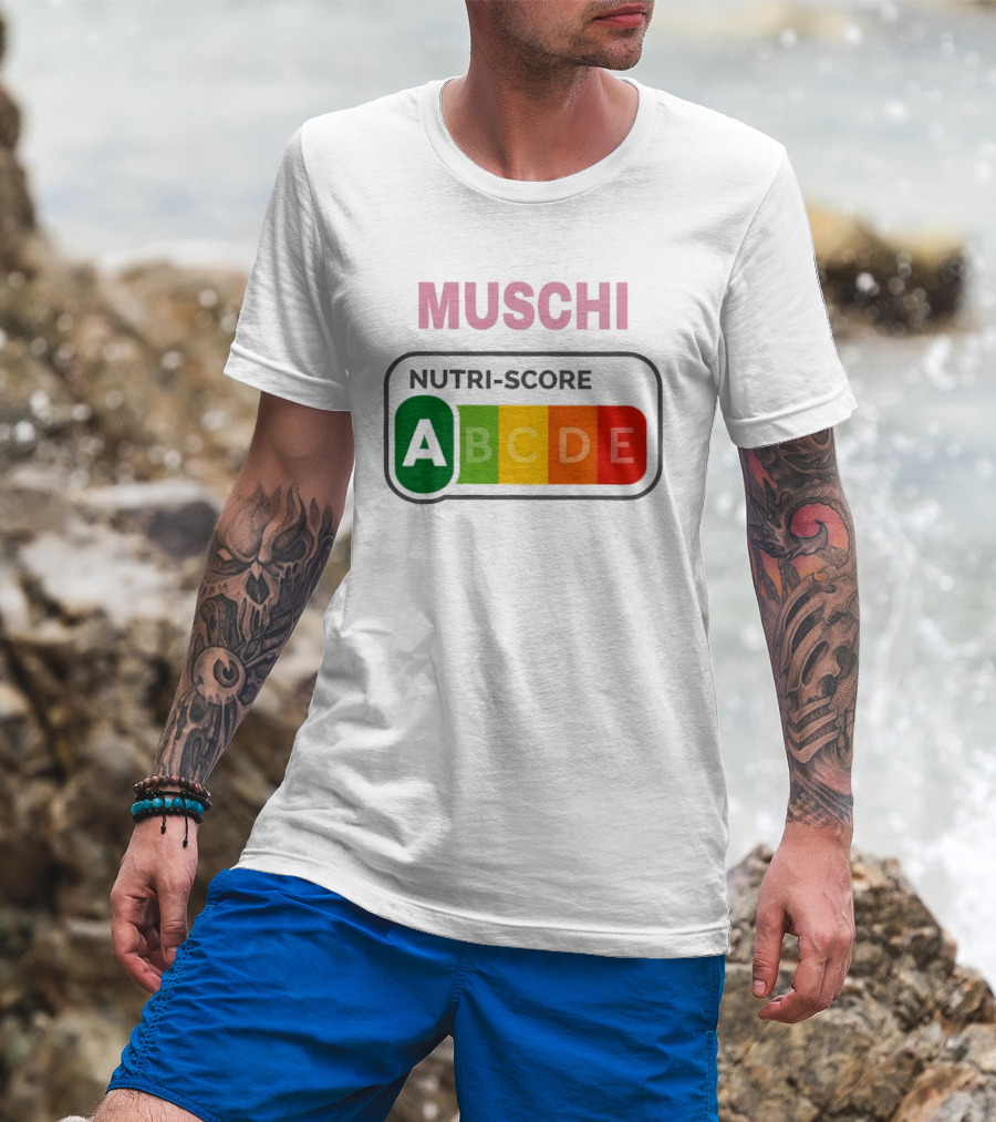 MUSCHI Nutri Score ABCDE European Food Nutrition Rating System T-Shirt