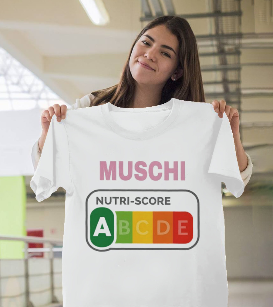 MUSCHI Nutri Score ABCDE European Food Nutrition Rating System T-Shirt