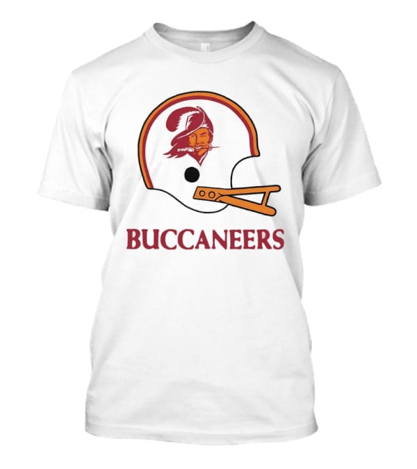 Tampa Bay Buccaneers Helmet Retro Style Buccaneer T-Shirt