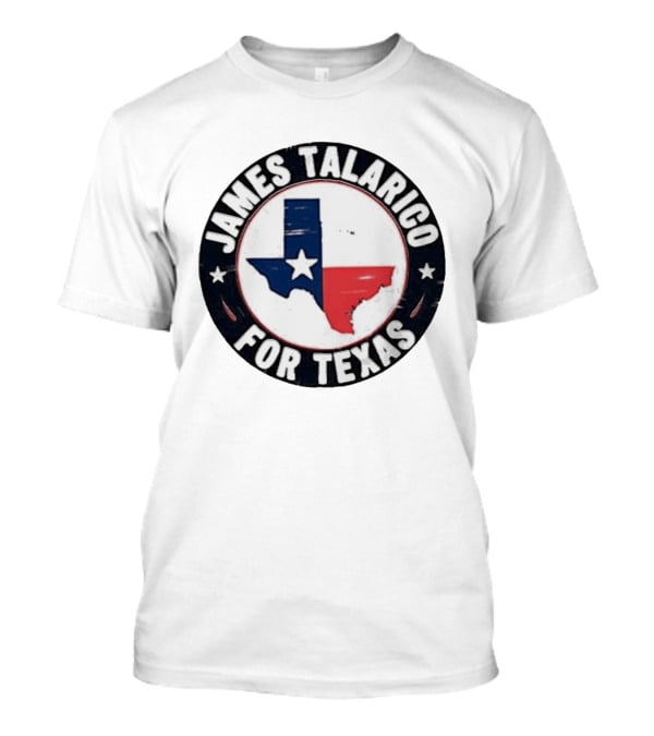 James Talarico For Texas Campaign Texas Map Star T-Shirt