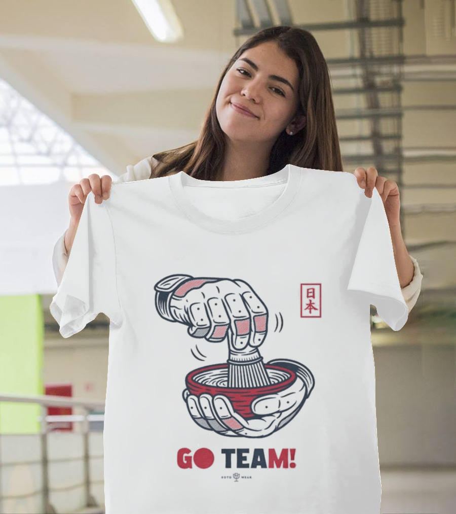 Japan Tea Ceremony Go Team Celebratory Spirit T-Shirt
