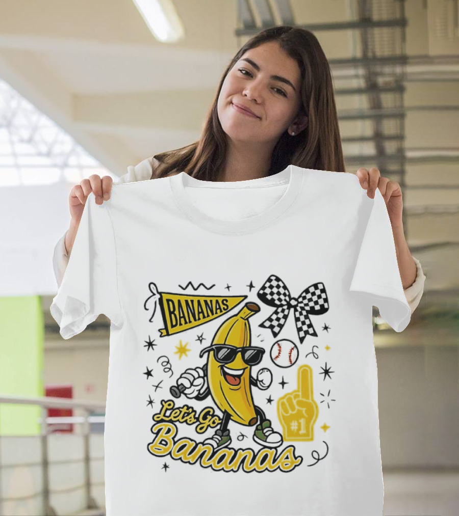 Let's Go Bananas Savannah Bananas Baseball Fun Fan Gear T-Shirt