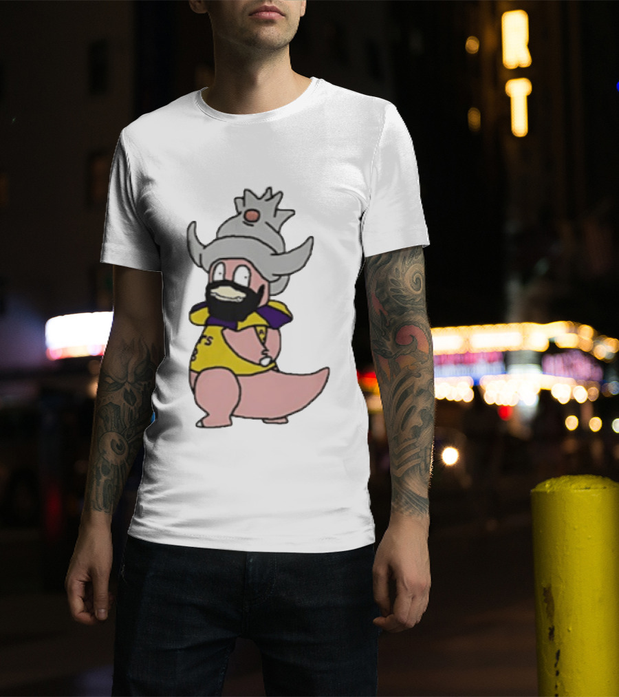 Slowking James LeBron James Los Angeles Lakers Crossover Basketball Pokémon Fusion T-Shirt