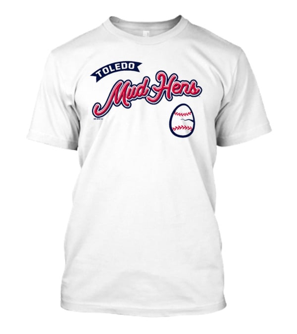 Toledo Mud Hens Baseball Egg Shape Team T-Shirt