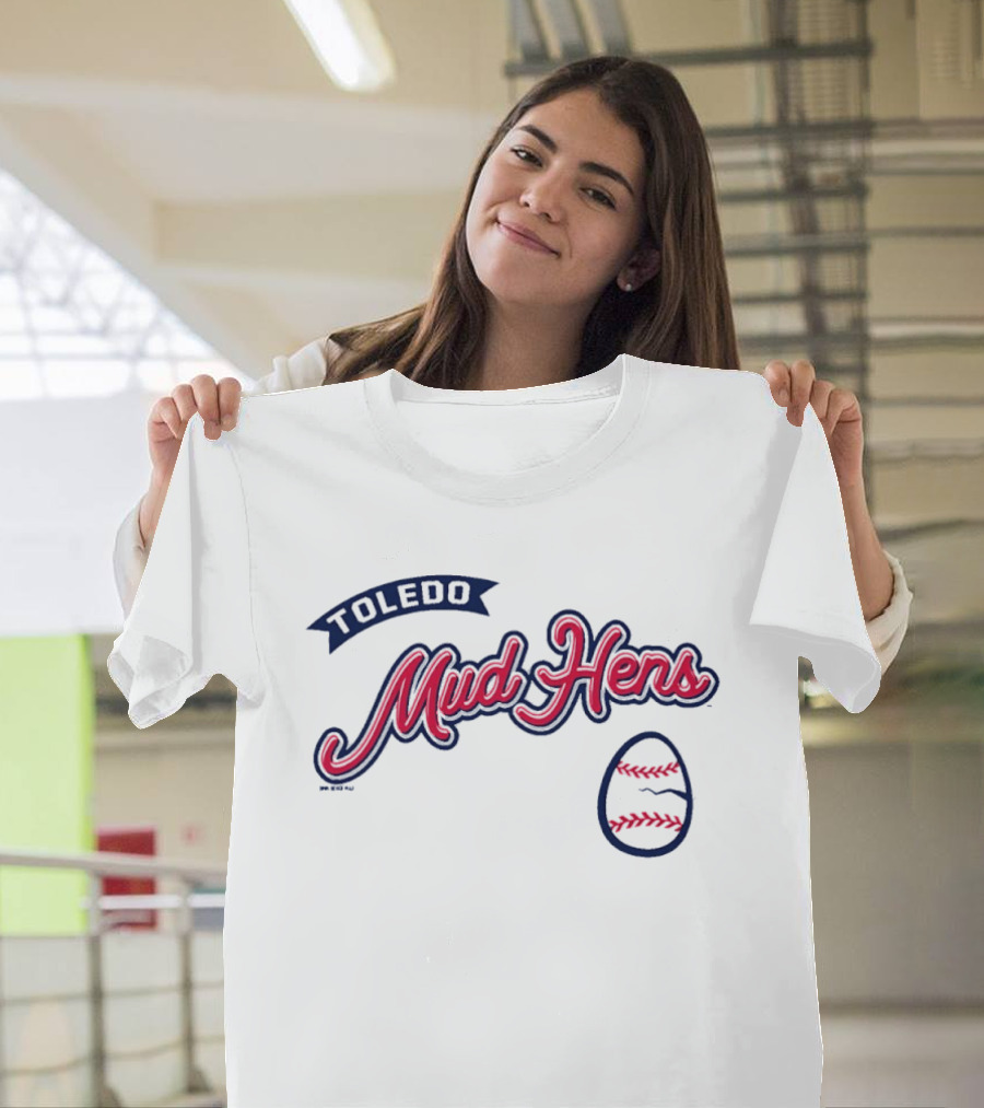 Toledo Mud Hens Baseball Egg Shape Team T-Shirt