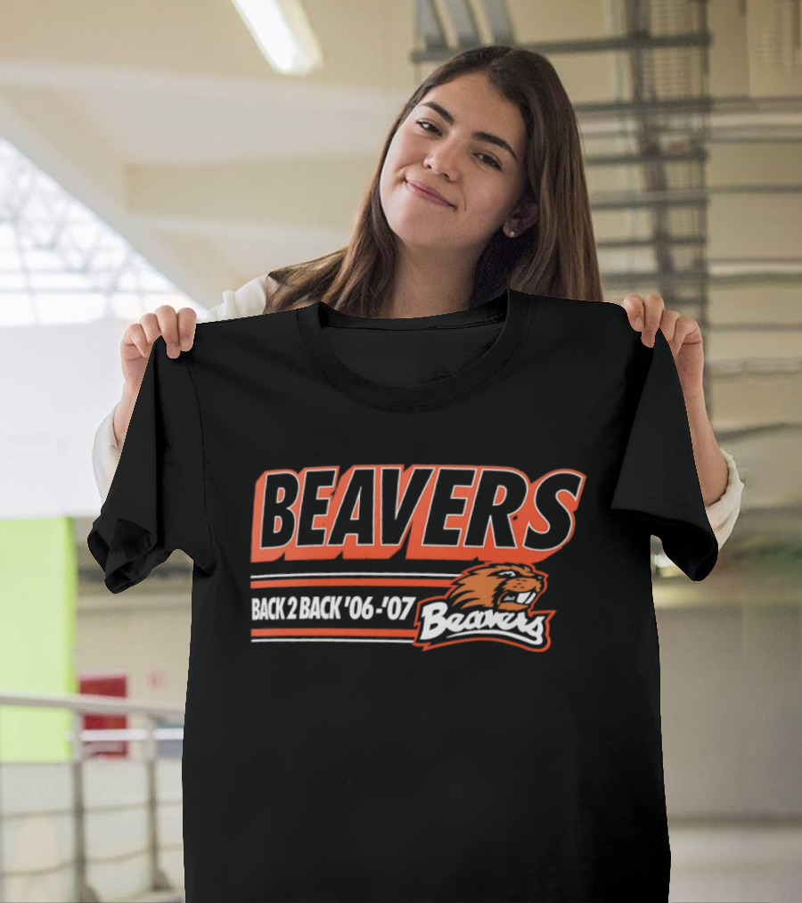 BEAVERS Back 2 Back '06 '07 T-Shirt