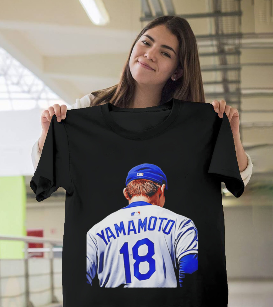 Yamamoto 18 Los Angeles Dodgers Baseball Jersey T-Shirt