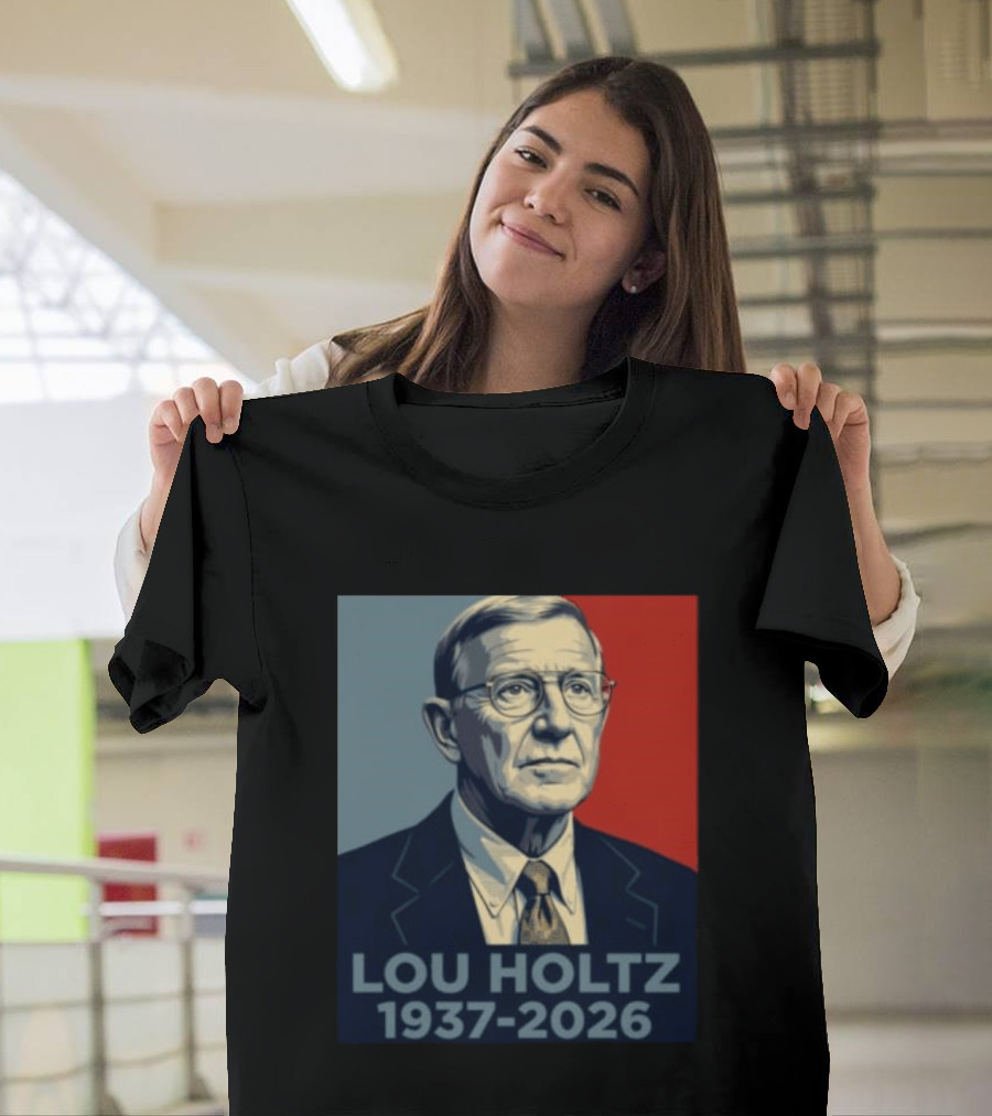 Lou Holtz 1937 2026 Memorial T-Shirt