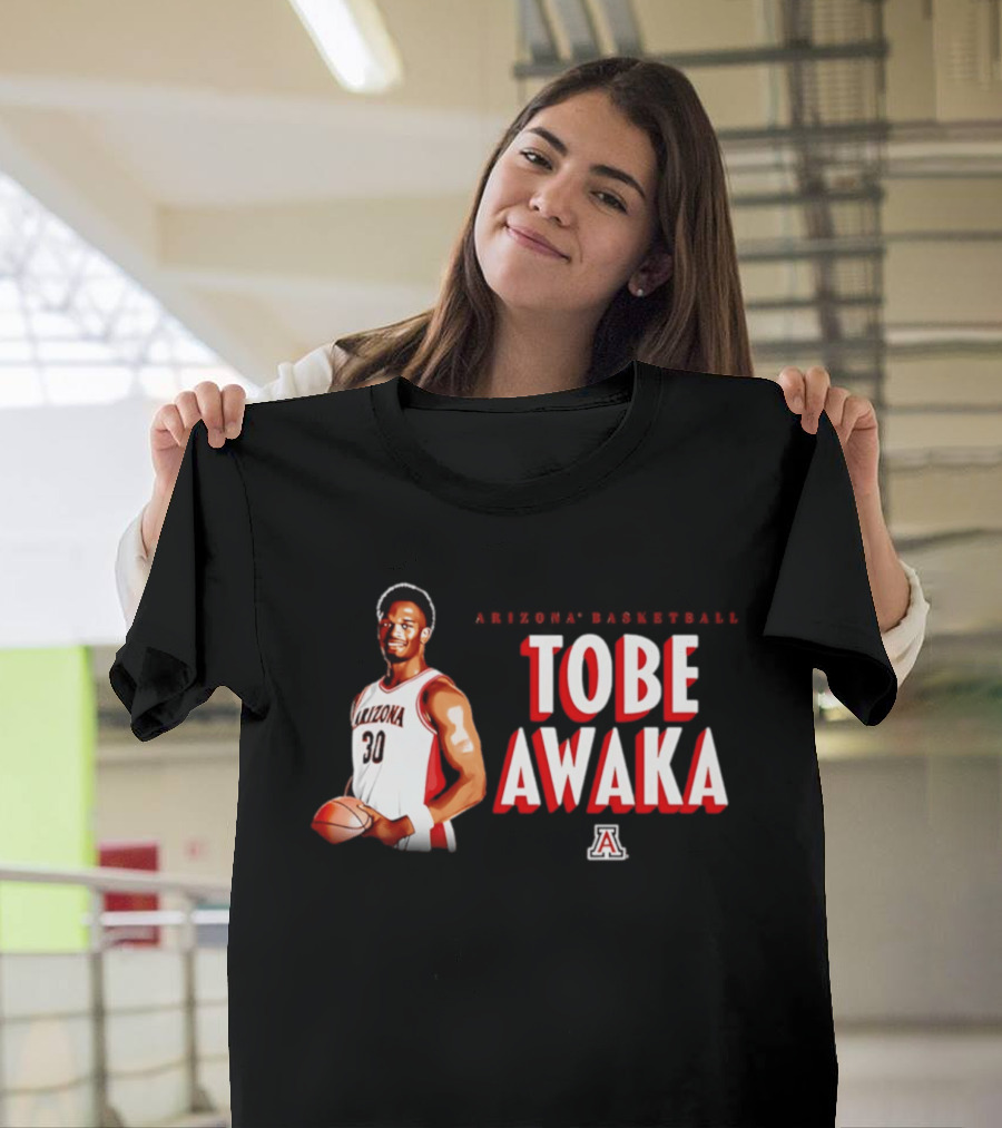 Arizona Basketball Tobe Awaka Wildcats Player 30 T-Shirt