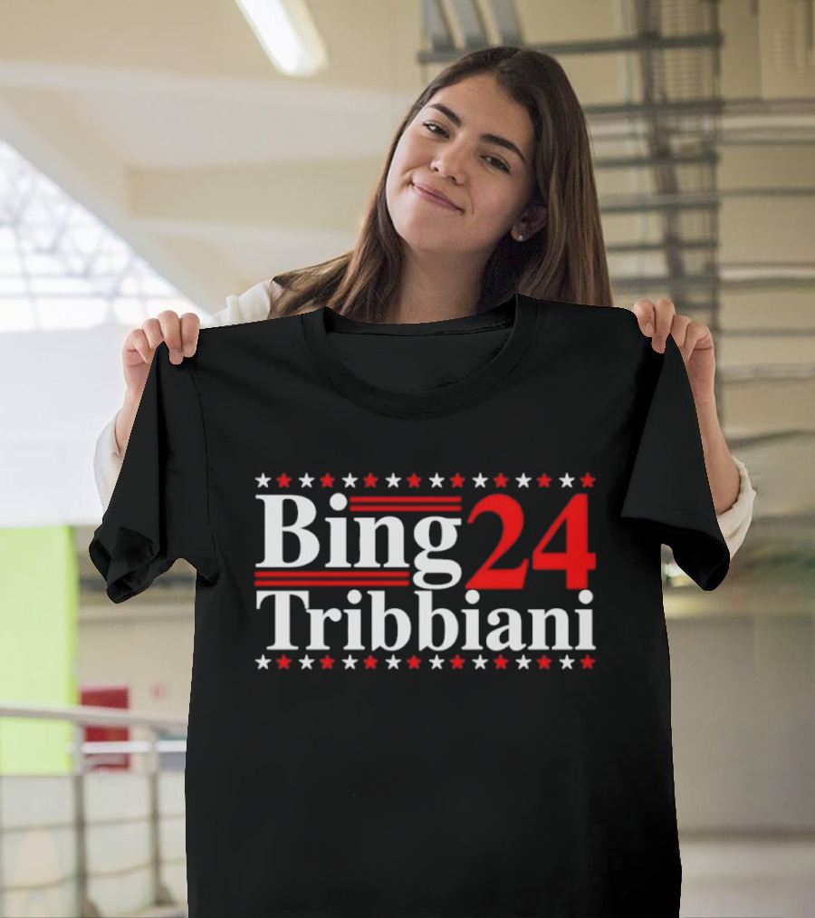 Bing Tribbiani 2024 Presidential Campaign Stars And Stripes T-Shirt