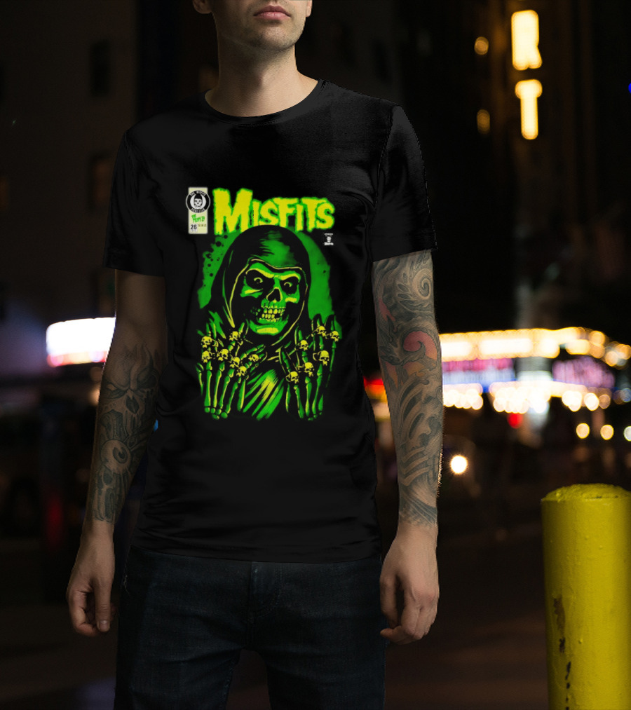 Misfits Crimson Ghost Reaper Emerald Hell Yesterdays WonderCon Anaheim 2026 Exclusives T-Shirt