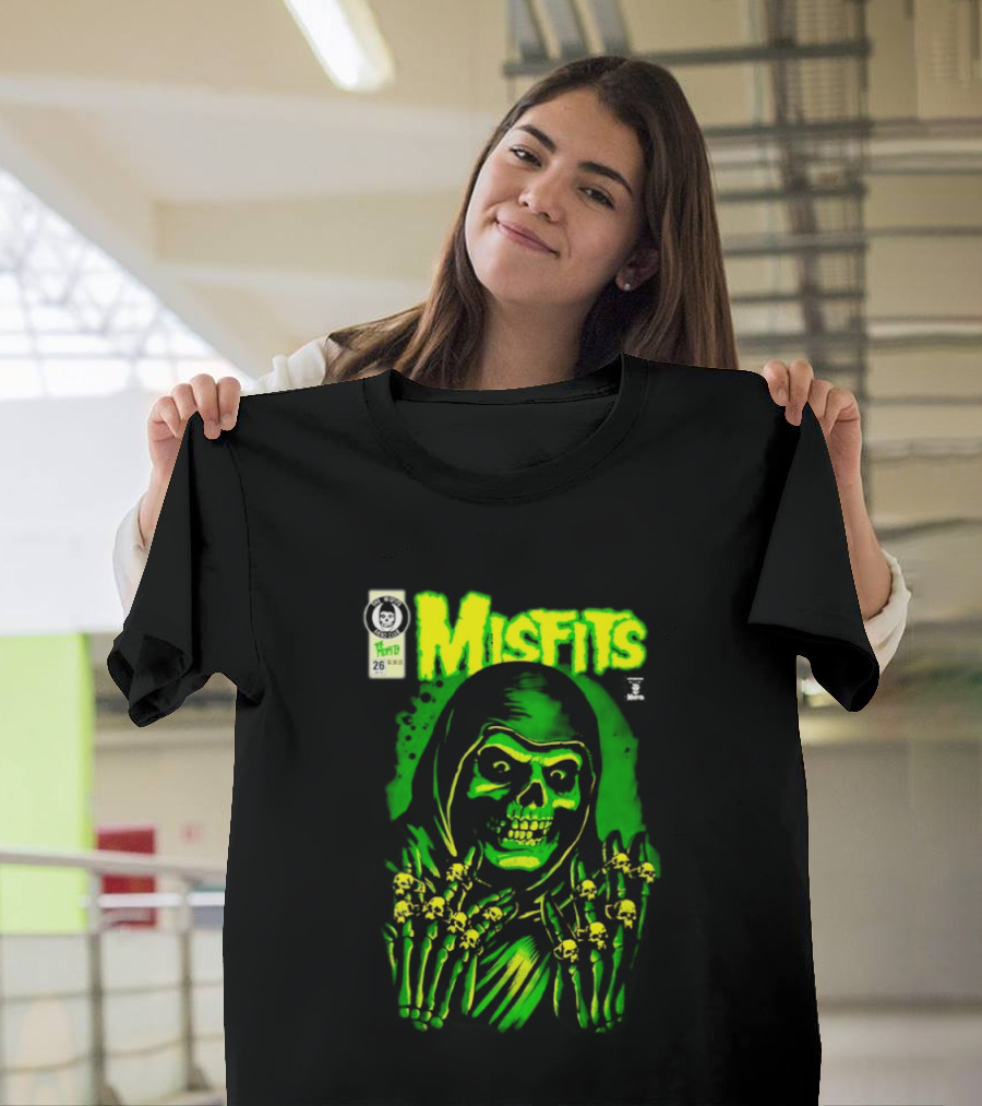 Misfits Crimson Ghost Reaper Emerald Hell Yesterdays WonderCon Anaheim 2026 Exclusives T-Shirt
