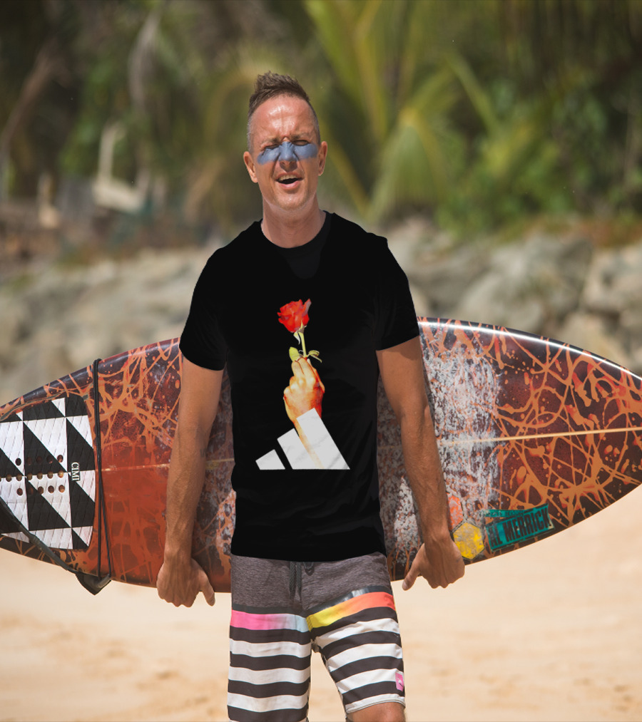 Derrick Rose Chicago Bulls Adidas Rose Hand T-Shirt