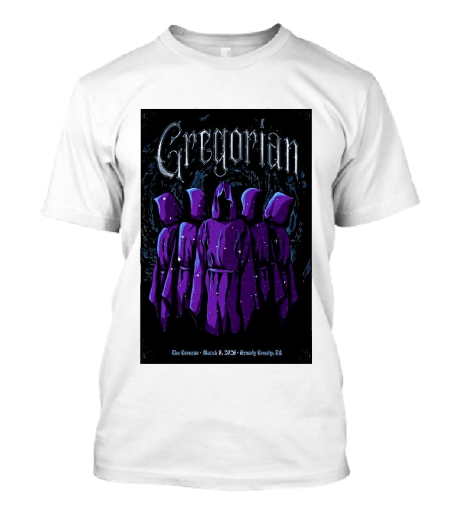 Gregorian March 8 2026 The Caverns Grundy County TN T-Shirt