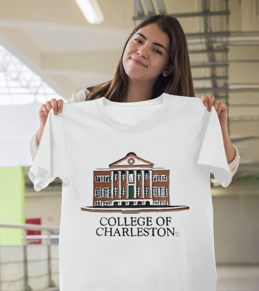 College Of Charleston Randolph Hall Building Classic Architecture T-Shirt