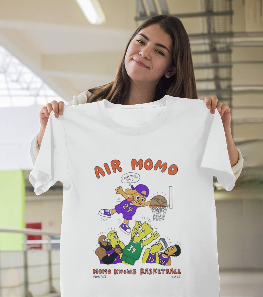 Air Momo Can't Touch This Momo Knows Basketball 24 T-Shirt