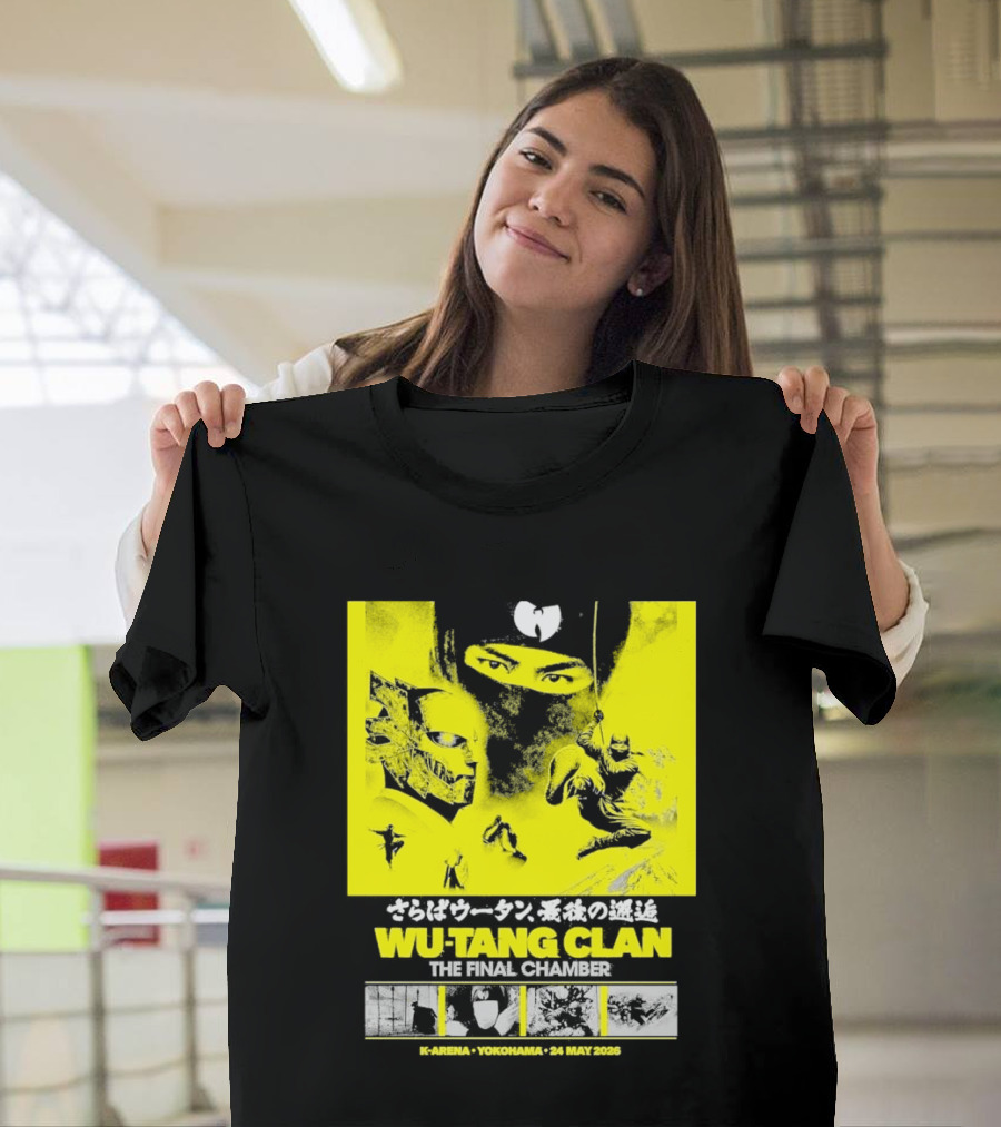 Wu Tang Clan Final Chamber Tour Yokohama Japan 2026 T-Shirt