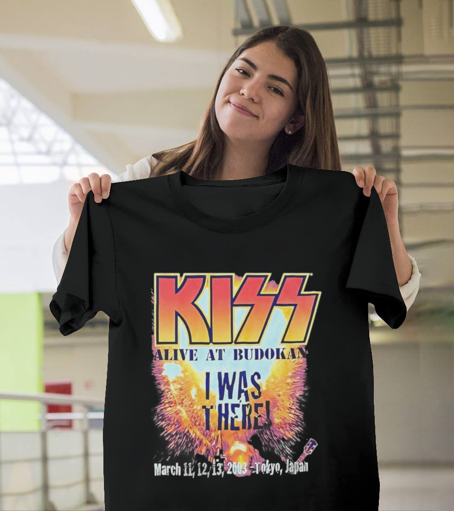 KISS Alive At Budokan I Was There March 2 3 13 2003 Tokyo Japan T-Shirt