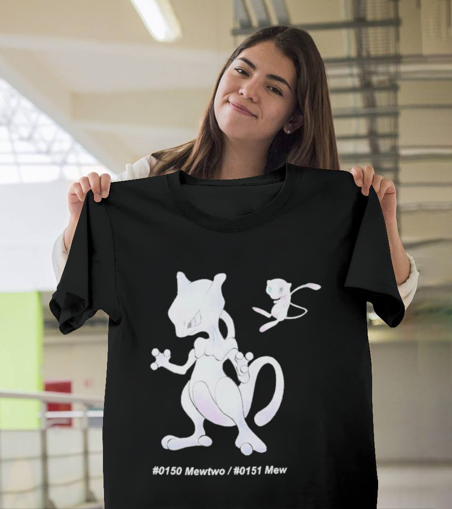 UNIQLO X Pokemon 30th Anniversary Mewtwo Mew #150 #151 T-Shirt