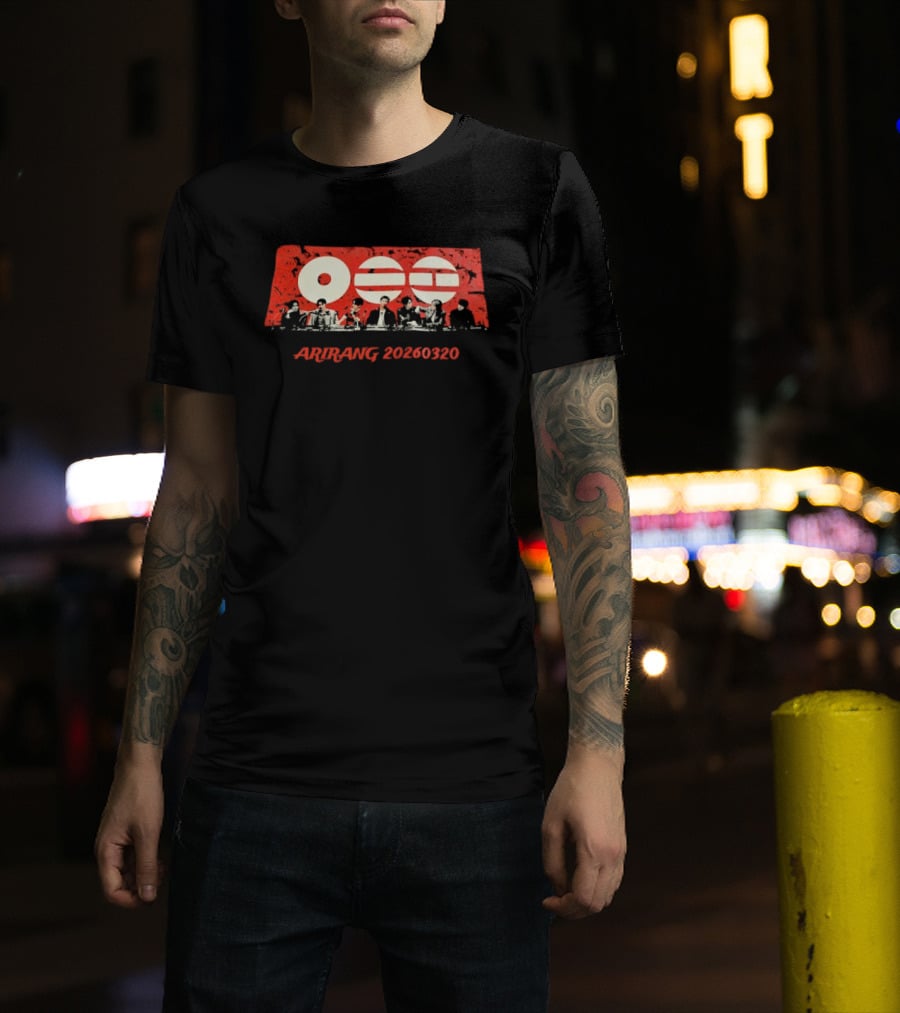 Arirang 20260320 BTS Circle Korean T-Shirt