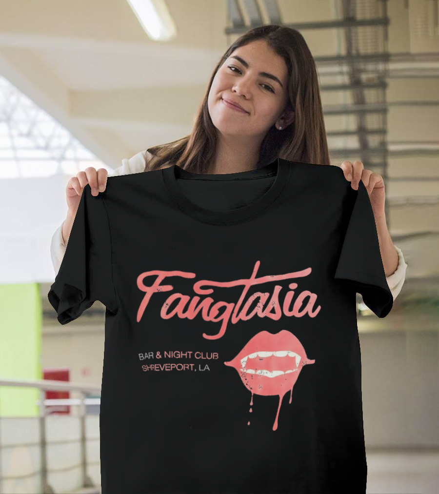 Fangtasia Bar And Night Club Shreveport LA Vampire Lips T-Shirt