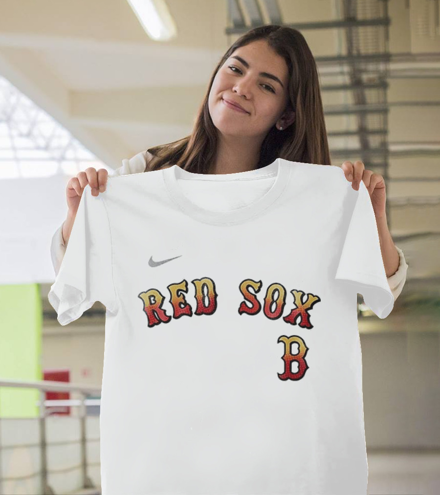 Boston Red Sox Nike Gorillaz Collaboration 2026 Tour Schedule T-Shirt