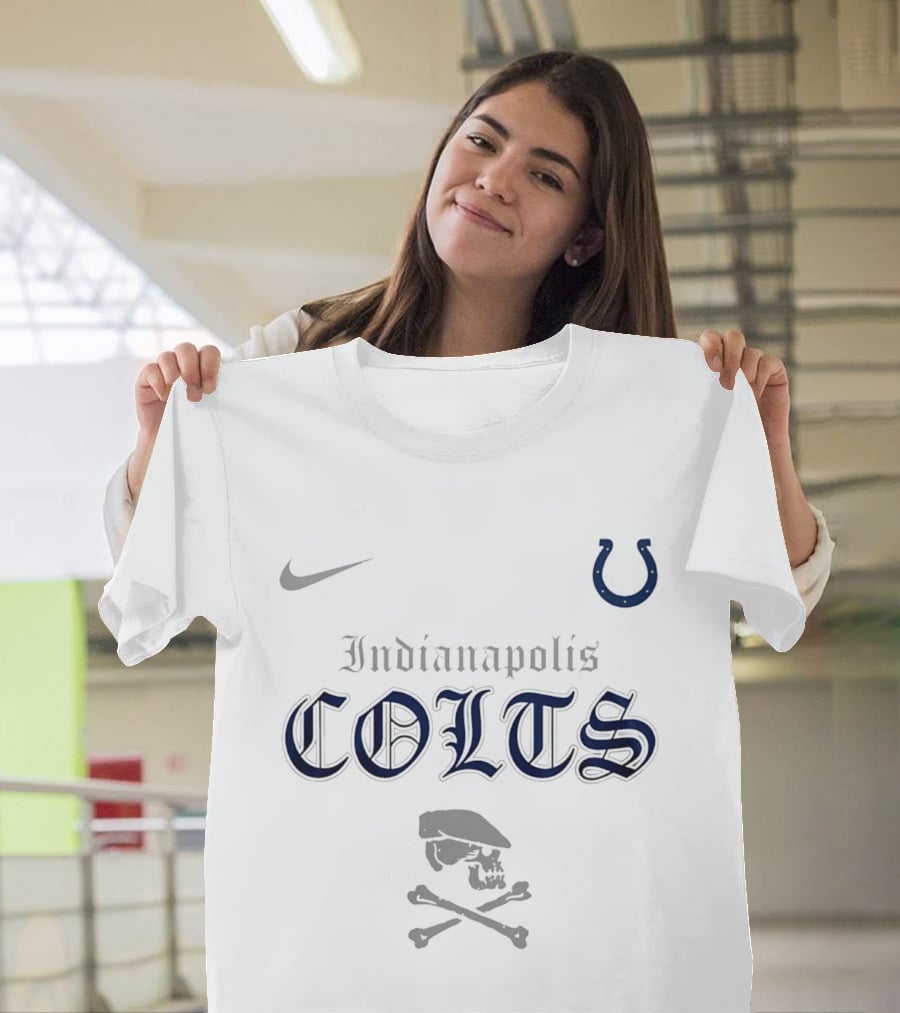 Indianapolis Colts Dropkick Murphys Skull Collaboration T-Shirt