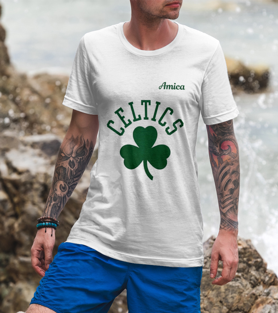 Celtics Amica Shamrock Tatum Back To 0 T-Shirt