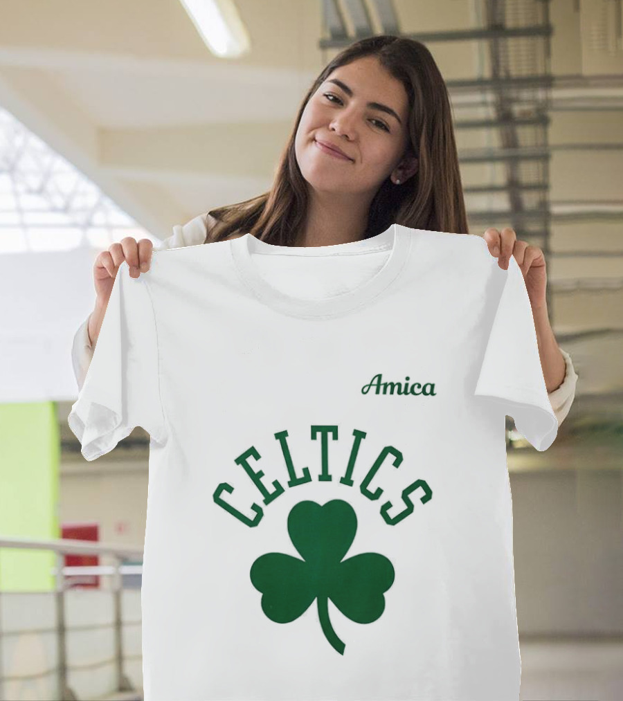 Celtics Amica Shamrock Tatum Back To 0 T-Shirt