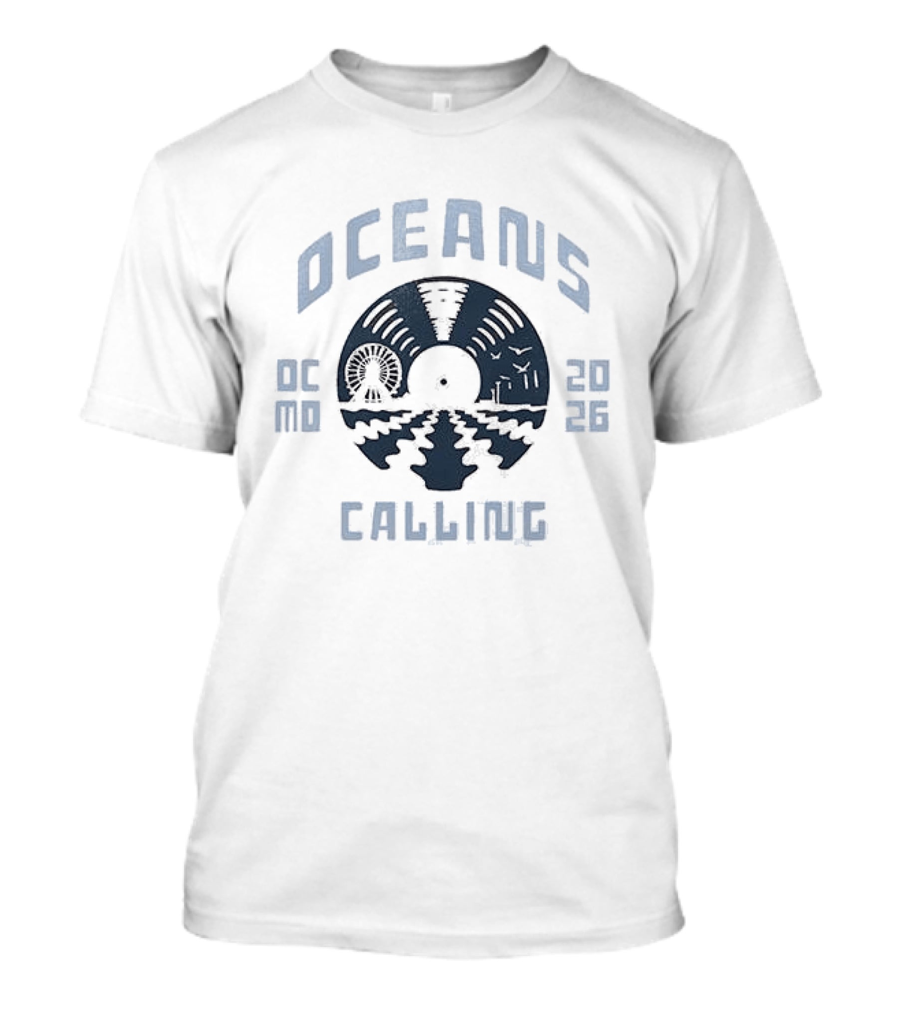 Oceans Calling 2026 OC MD Festival Record Lineup T-Shirt