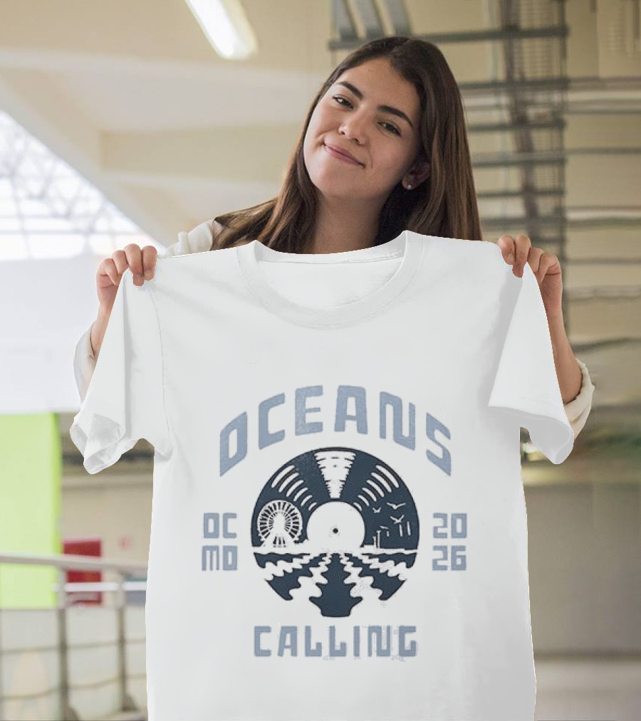 Oceans Calling 2026 OC MD Festival Record Lineup T-Shirt