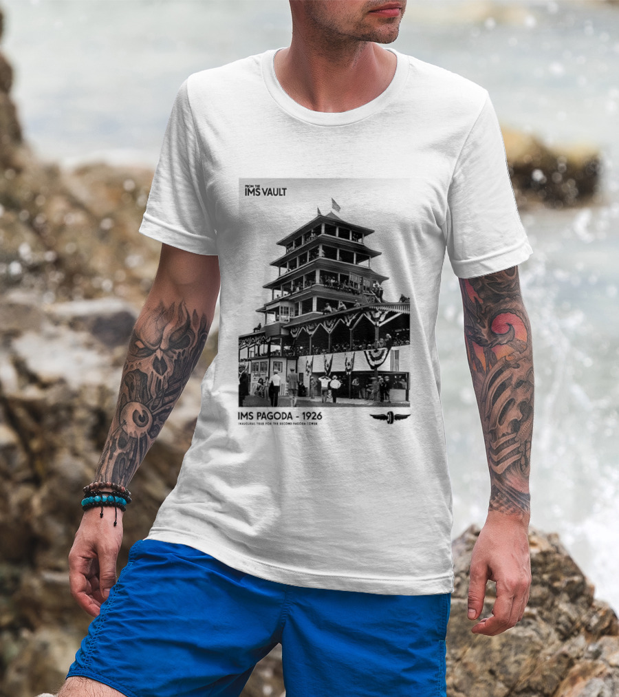 Pagoda Indianapolis Motor Speedway IMS Vault 1926 T-Shirt