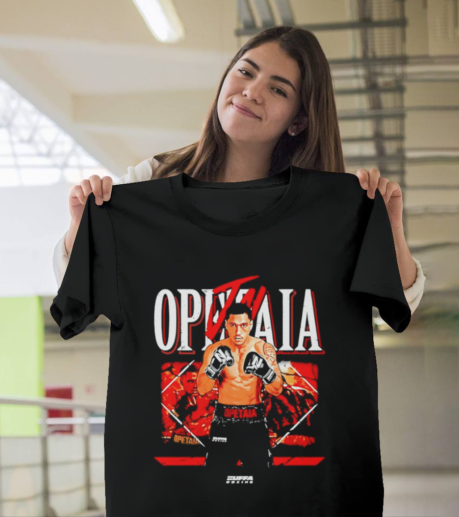 Jai Opetaia Boxing Zuffa Fighter Dynamic Pose T-Shirt