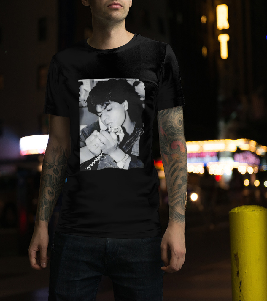 Shah Rukh Khan Iconic Smoking Bollywood T-Shirt