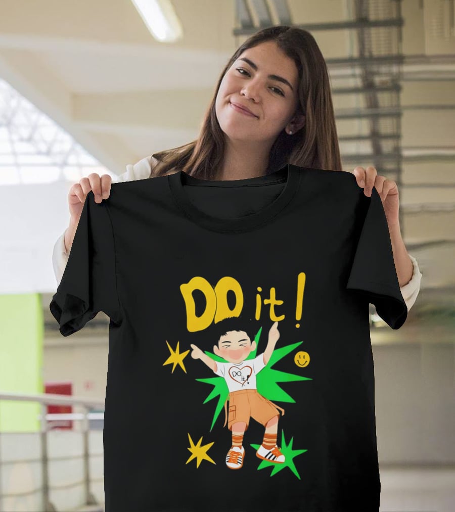 Do It Doh Kyungsoo Asia Concert Tour Cartoon Heart Starburst T-Shirt