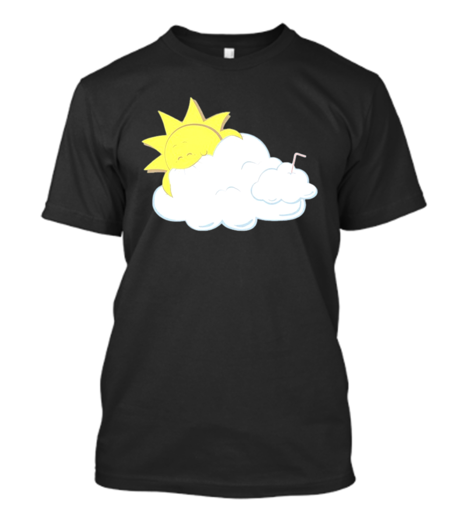 Sun Eating A Cloud Cartoon T-Shirt