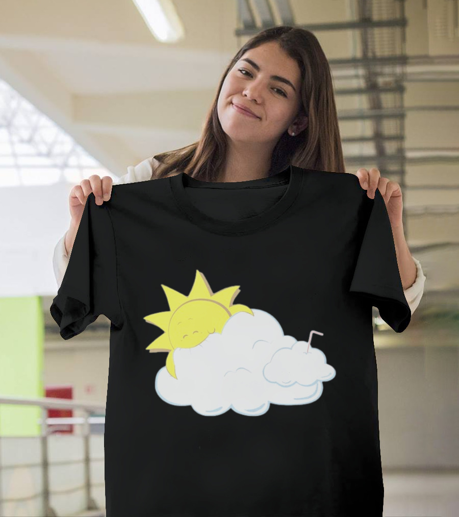 Sun Eating A Cloud Cartoon T-Shirt