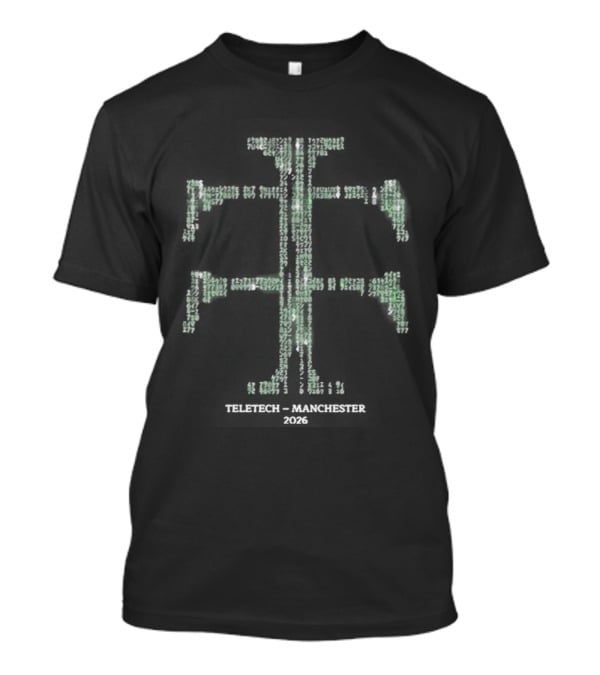 Teletech Matrix Electric Circuitry Cyber Tech T-Shirt