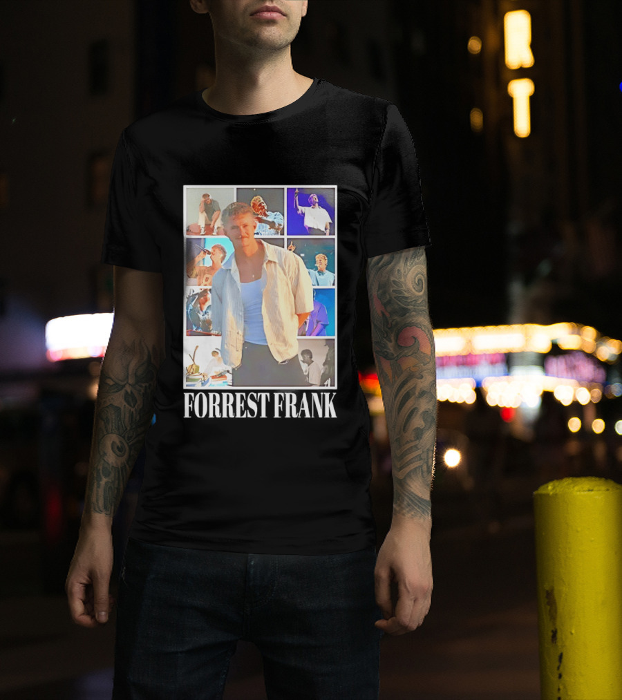 Forrest Frank Tour 2023 Live Performance Collage T-Shirt