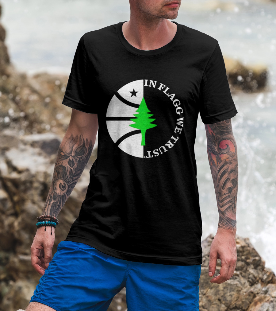 Naji Marshall In Flagg We Trust Basketball Tree Star T-Shirt