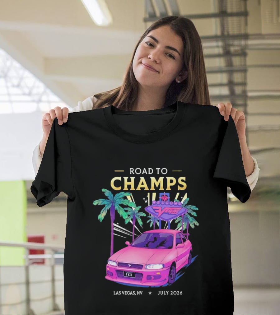 Road To Champs Faze Welcome Las Vegas 2026 T-Shirt