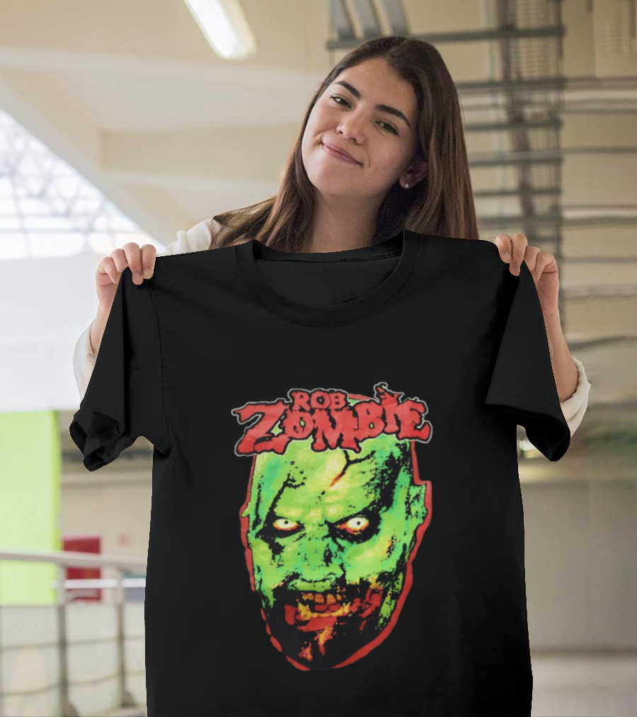 Rob Zombie Bring Out Your Dead Green Zombie Head T-Shirt
