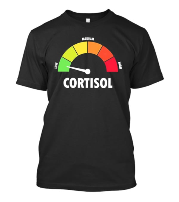 Low Medium High Cortisol Meter T-Shirt